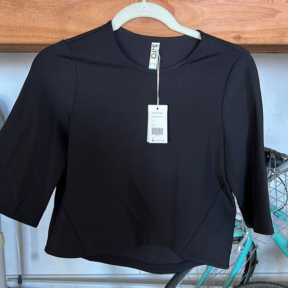 NWT black size small crop top - Picture 1 of 6